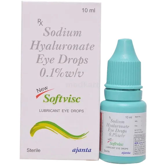 softvisc eye drops 10 ml